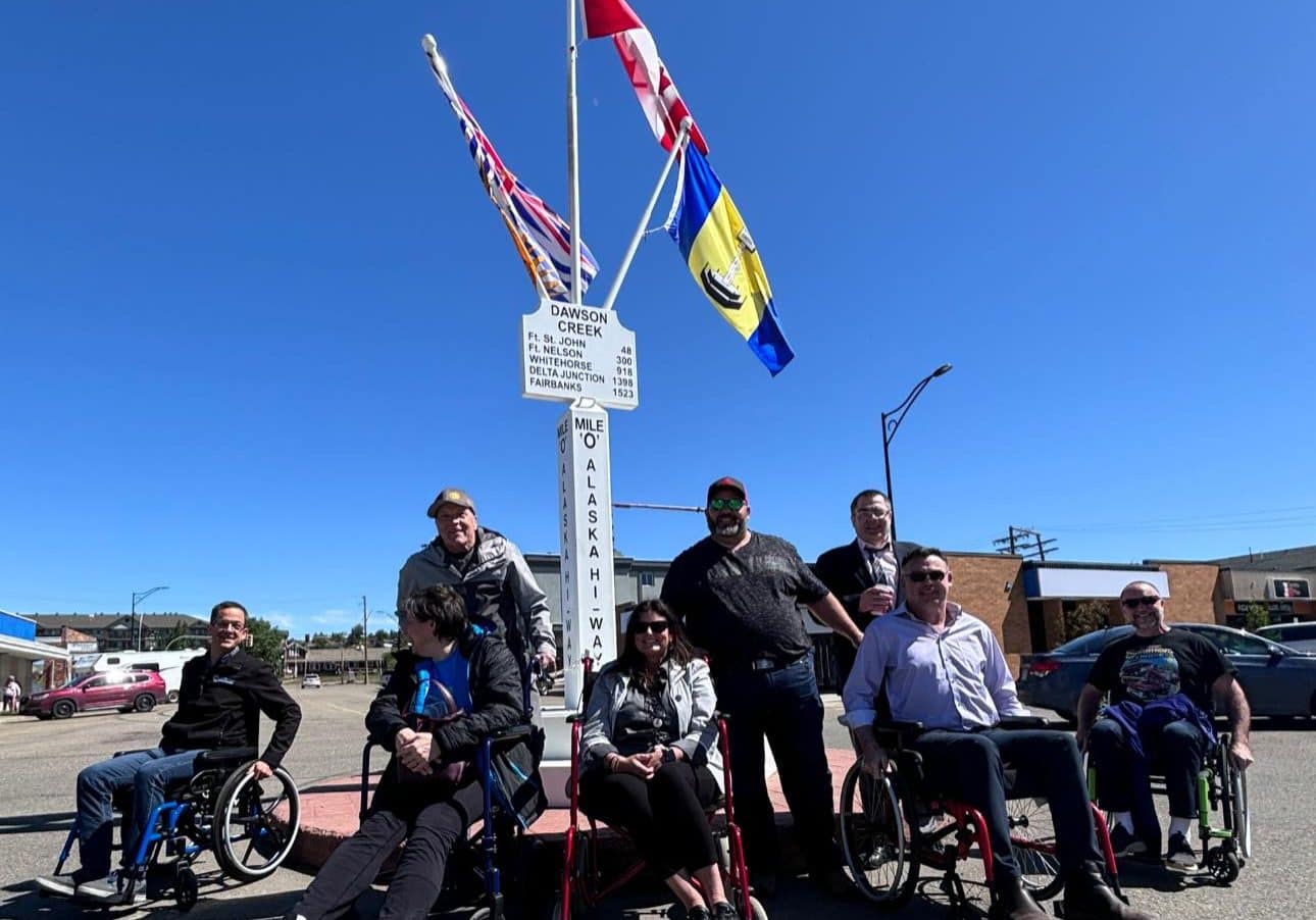 Mile 0 Post from Duncans phone Mile 0 Post from Duncans phone